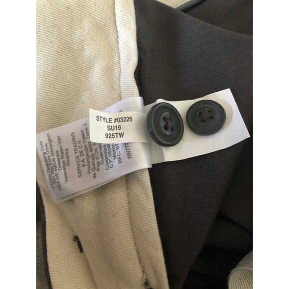 New J.Crew Always 484 Men Slim fit stretch chino pant Gray Size 44x34 - Picture 13 of 13